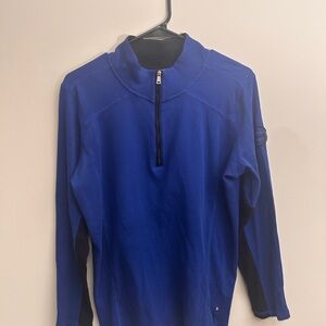 Ralph Lauren Blue Quarter-Zip Sweatshirt